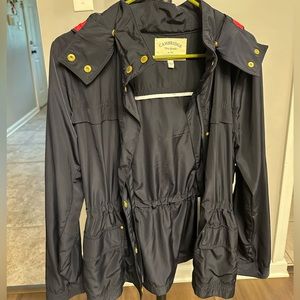 Women’s Raincoat size Large Navy Blue— Cambridge Dry Goods Brand